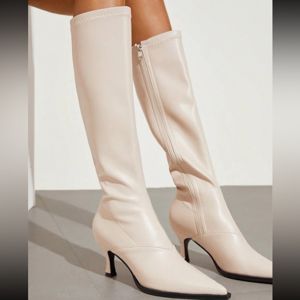 Women's Fashion High Boots - Picture 3 of 5